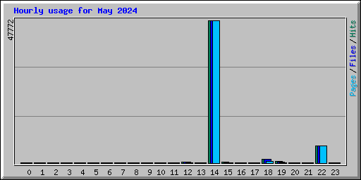 Hourly usage for May 2024